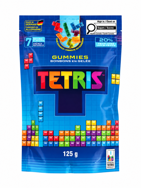Bonbon en gelée Tetris