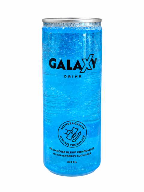 Galaxy Bleu cannettes - Framboise bleu concombre