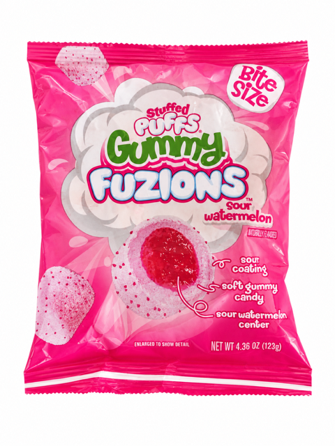 Stuffed Puffs Gummy Fuzions melon