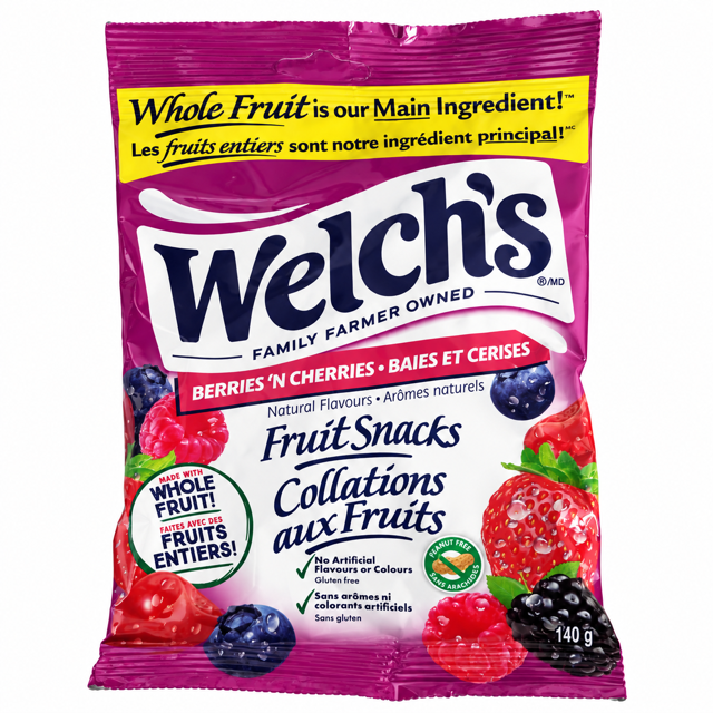 Welch's collation aux fruits baies et cerise