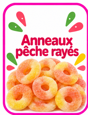 Anneaux Pêche Rayés