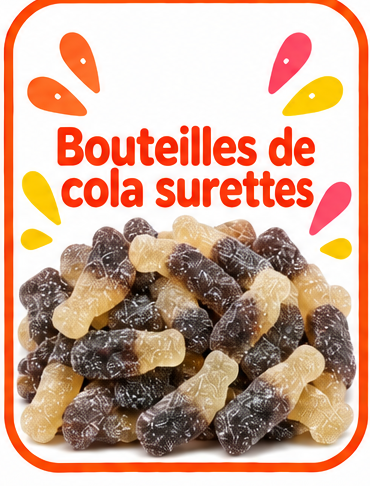 Bouteilles de Cola Surettes