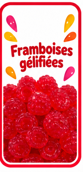 Framboises Gélifiées
