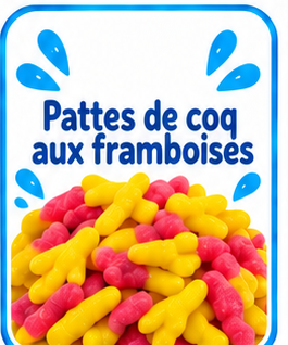 Pattes de Coq aux Framboises