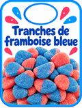 Tranches de Framboise Bleue